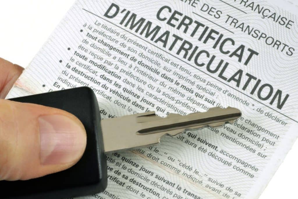 certificat de non gage immatriculation d’un véhicule neuf