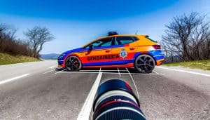 La Seat Leon Cupra de la gendarmerie en détail